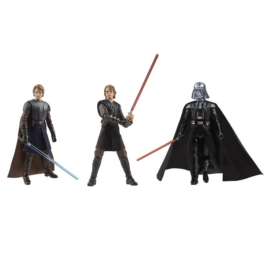 Star Wars The Vintage Collection The Journey Of Anakin Skywalker 3.75-Inch 3-Piece Action Figure