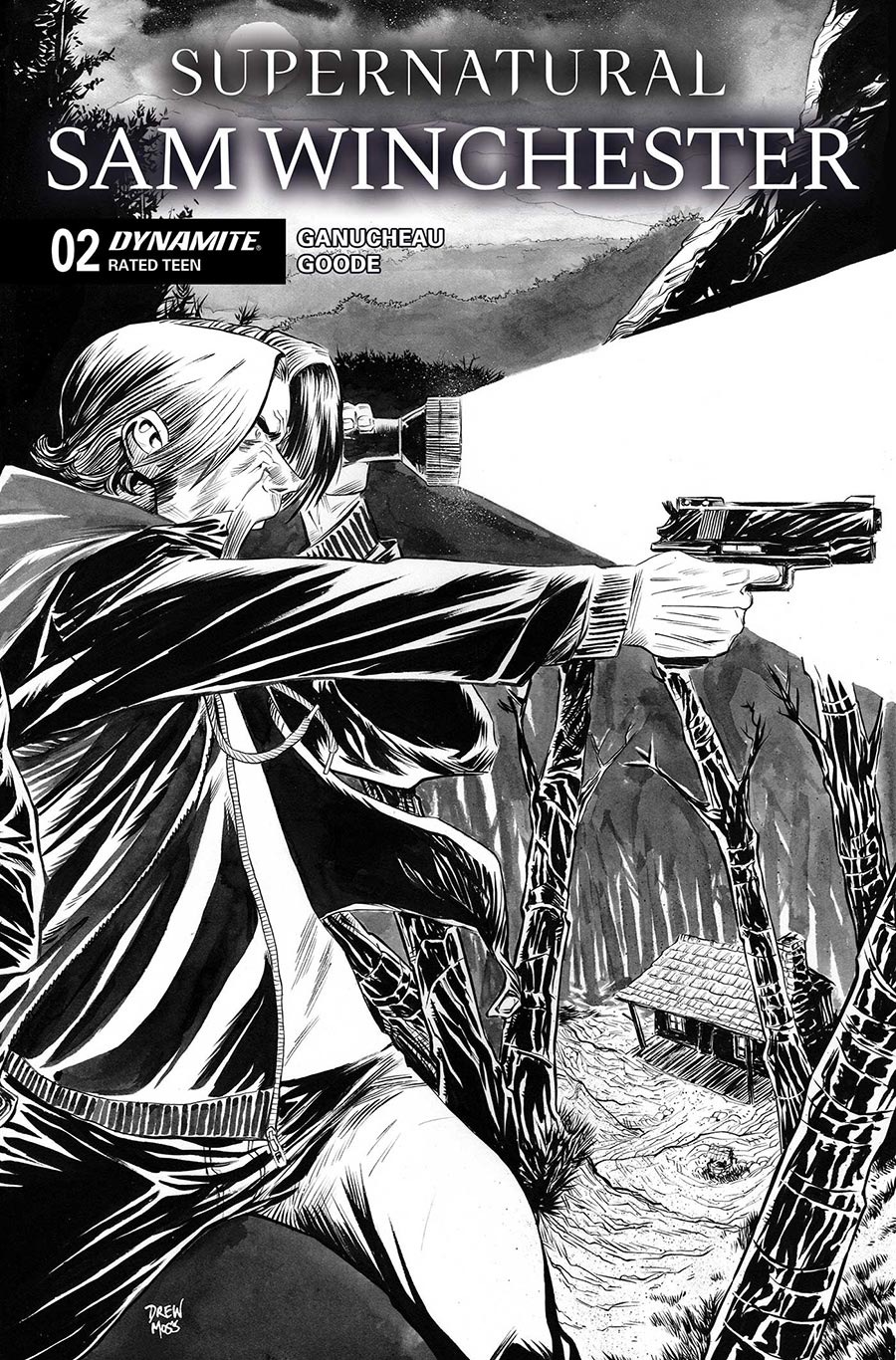Supernatural Sam Winchester #2 Cover K Variant Drew Moss Connecting Line Art Cover