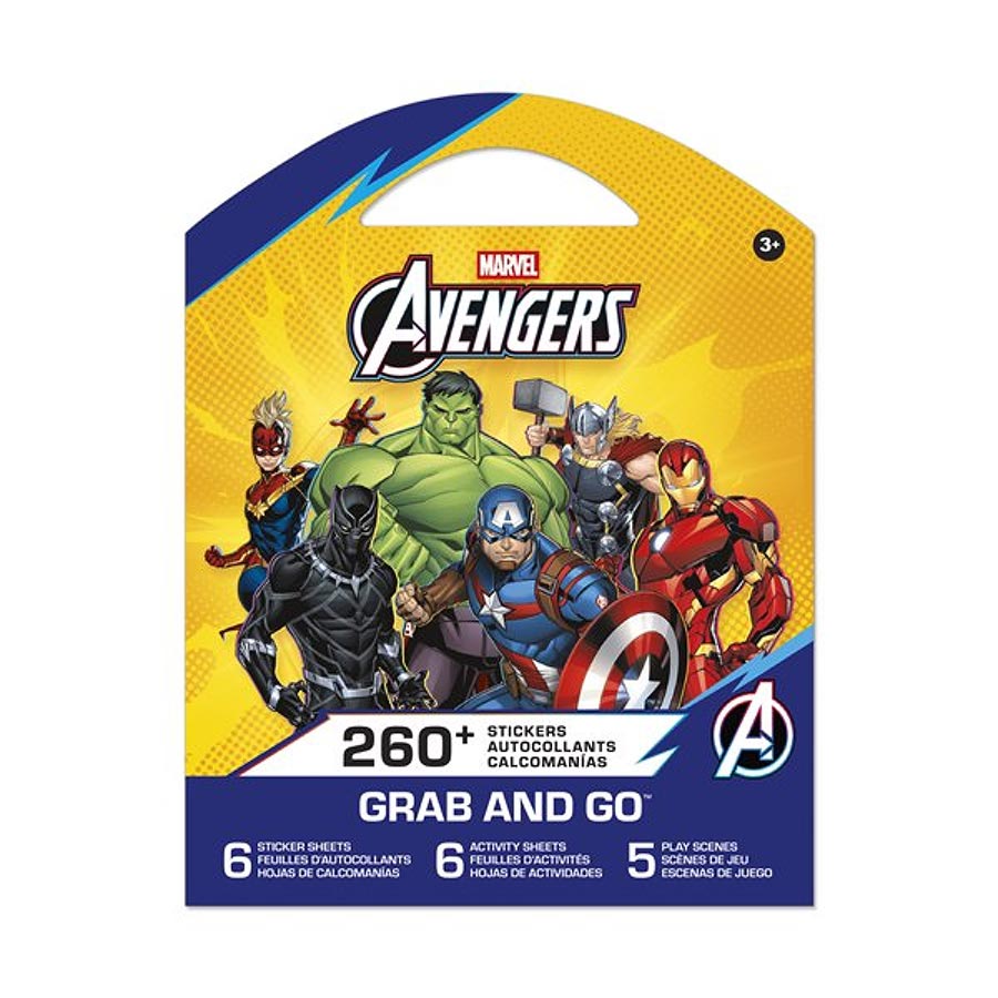 Marvel Avengers Grab & Go Sticker Book