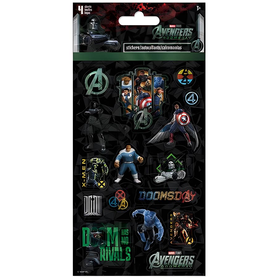 Marvel Avengers Doomsday 4-Sheet Stickers