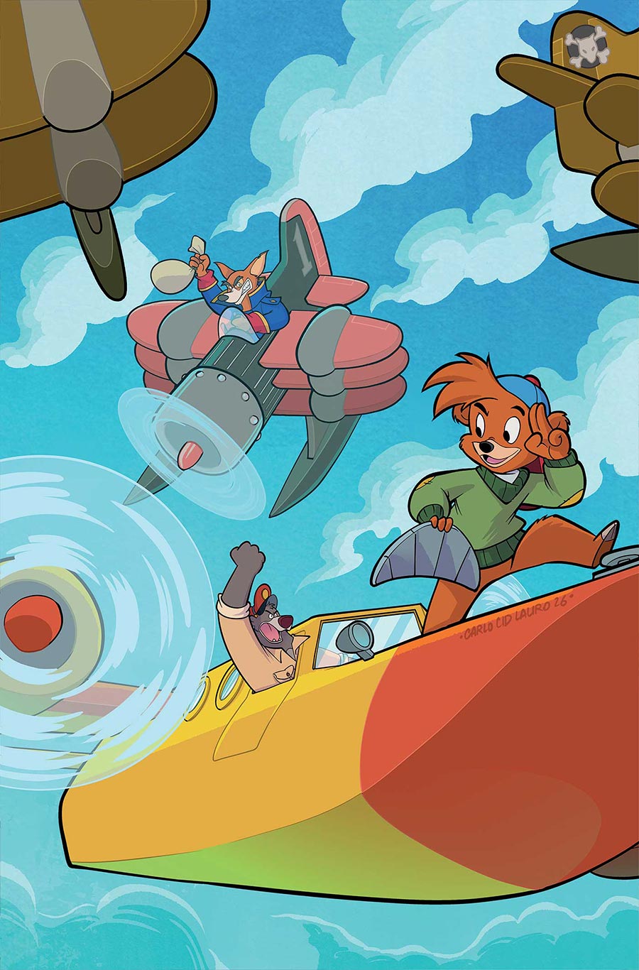 Disney Talespin #4 Cover H Incentive Carlo Lauro Virgin Cover
