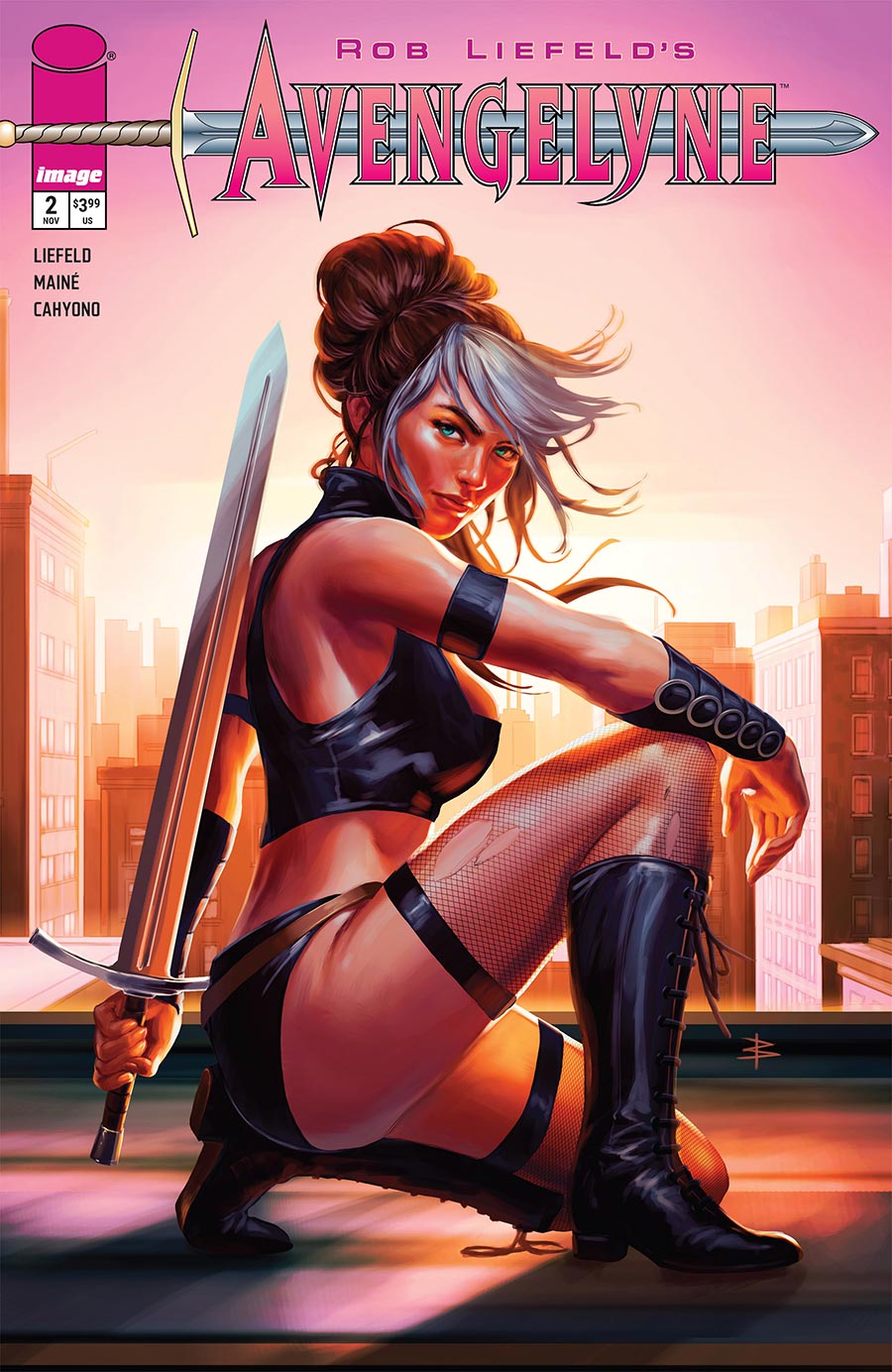 Rob Liefelds Avengelyne #2 Cover C Variant Ben Bradi Cover