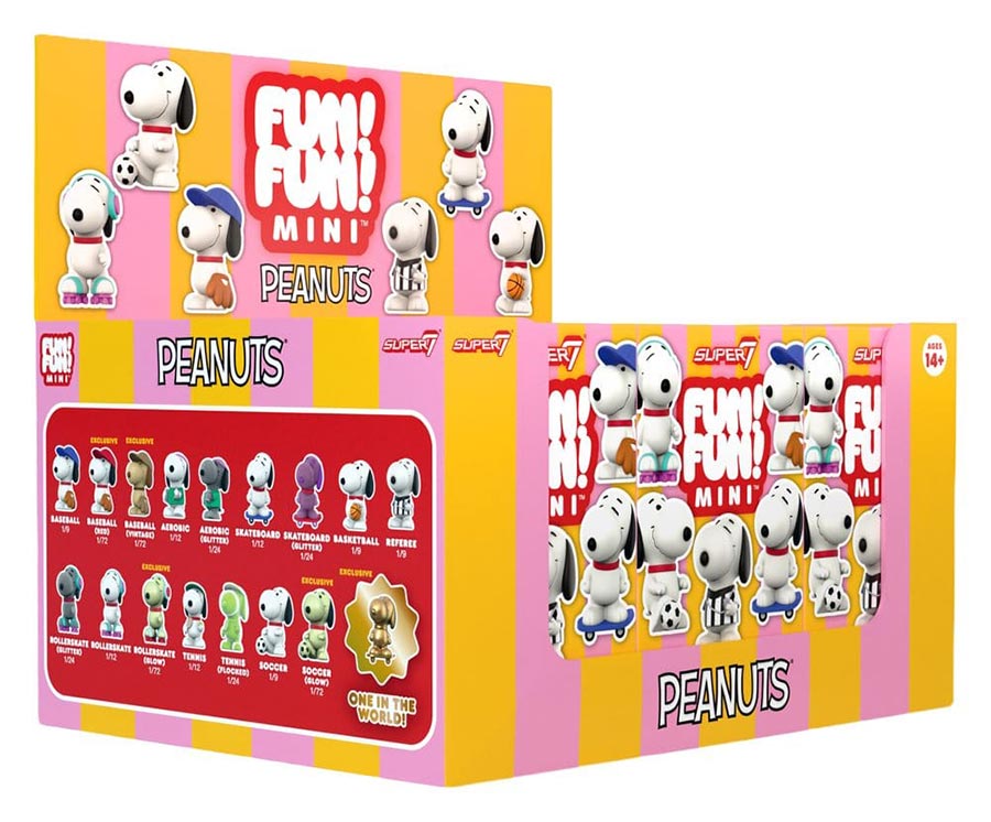 Peanuts Fun Fun Mini Athlete Snoopy Blind Box Case (9)