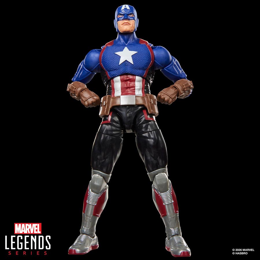 Marvel Super Heroes x Magic The Gathering Captain America Avengers Twilight Action Figure And Exclusive Foil Trading Card