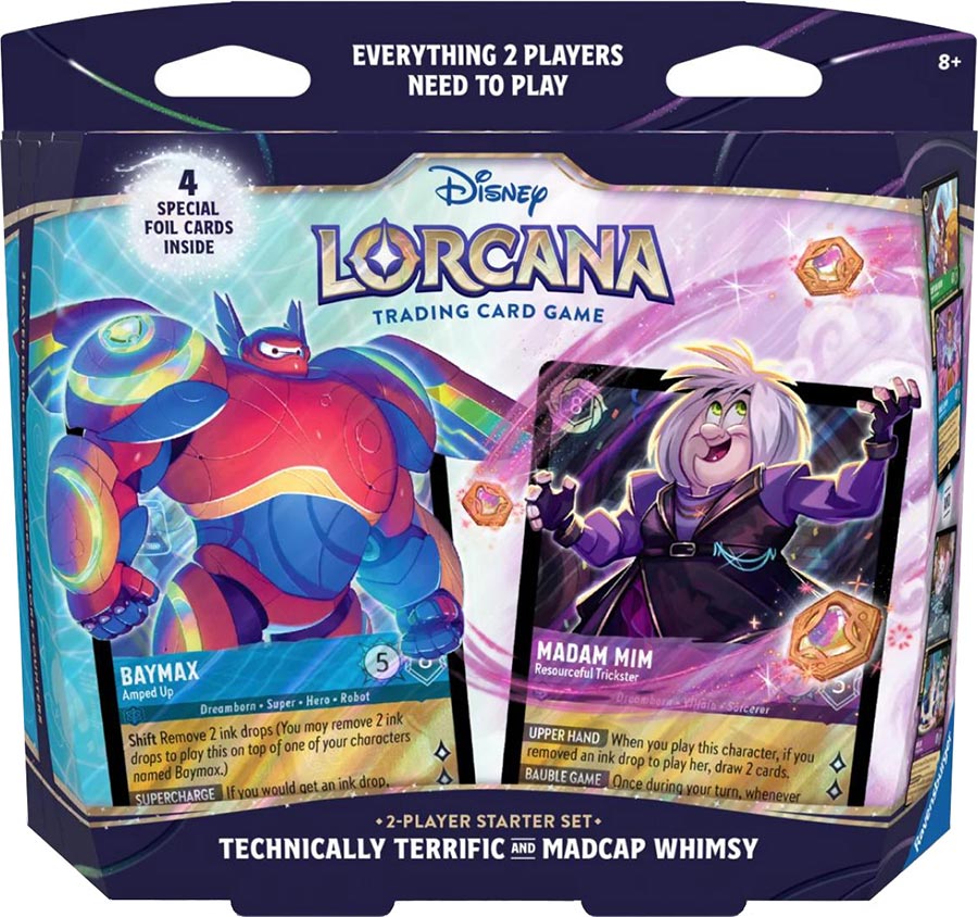 Disney Lorcana Hyperia City 2-Player Starter Set Technically Terrific And Madcap Whimsy