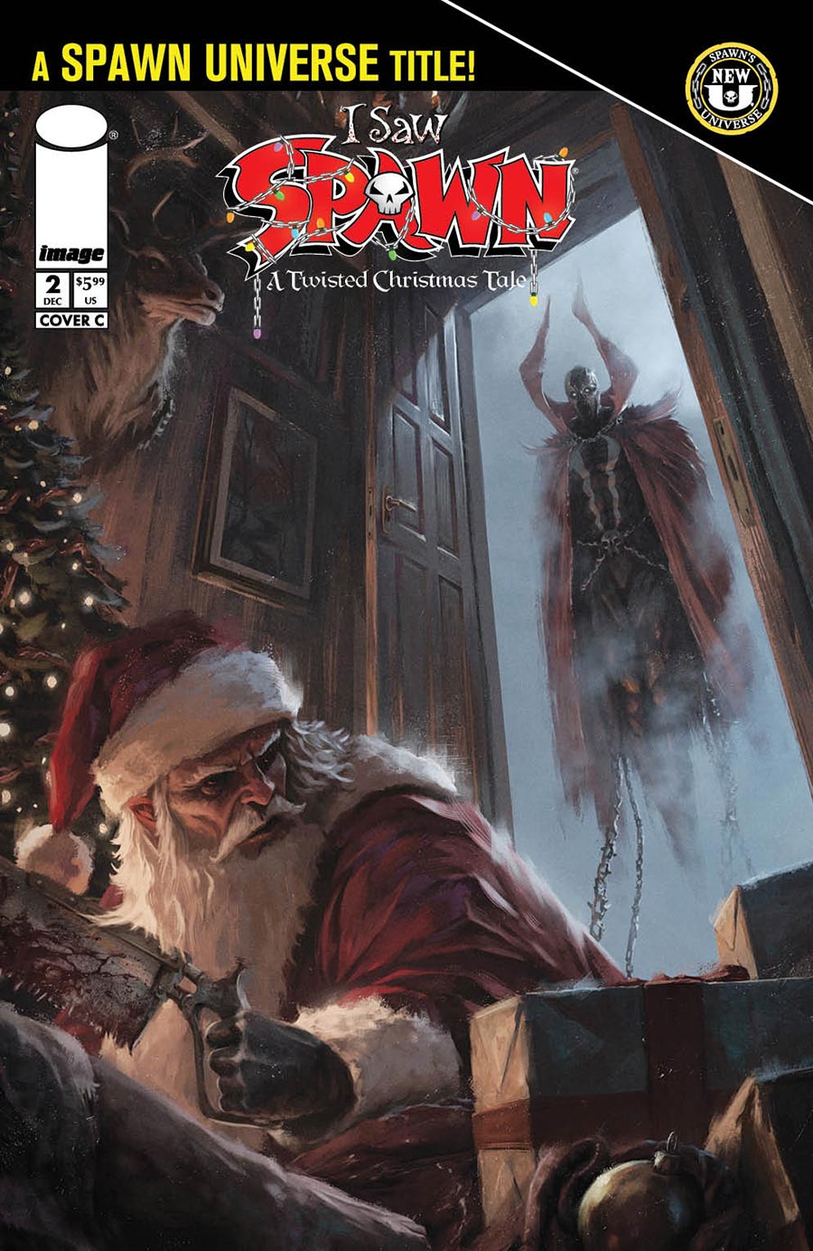 I Saw Spawn A Twisted Christmas Tale #2 Cover C Variant Danny Ingrassia Cover