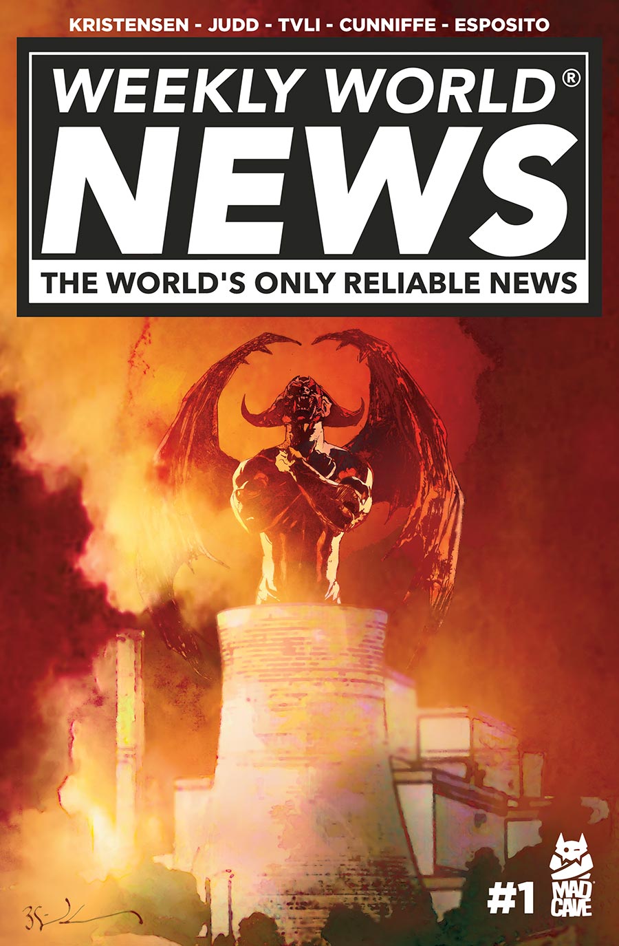 Weekly World News Vol 2 #1 Cover F Variant Bill Sienkiewicz Card Stock Cover