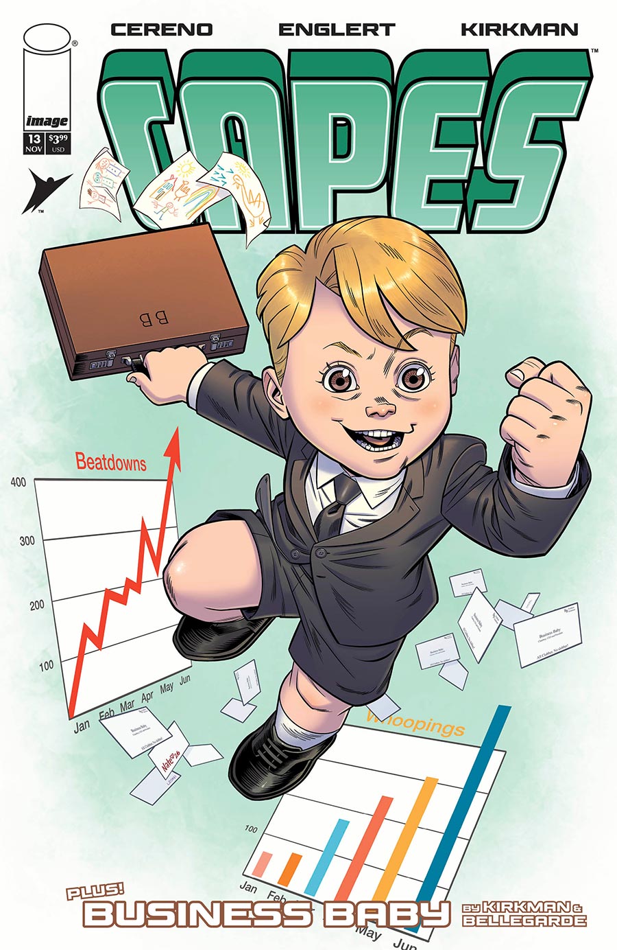 Capes Vol 2 #13 Cover G Variant Nate Bellegarde & Annalisa Leoni Business Baby Cover (Invincible Universe)
