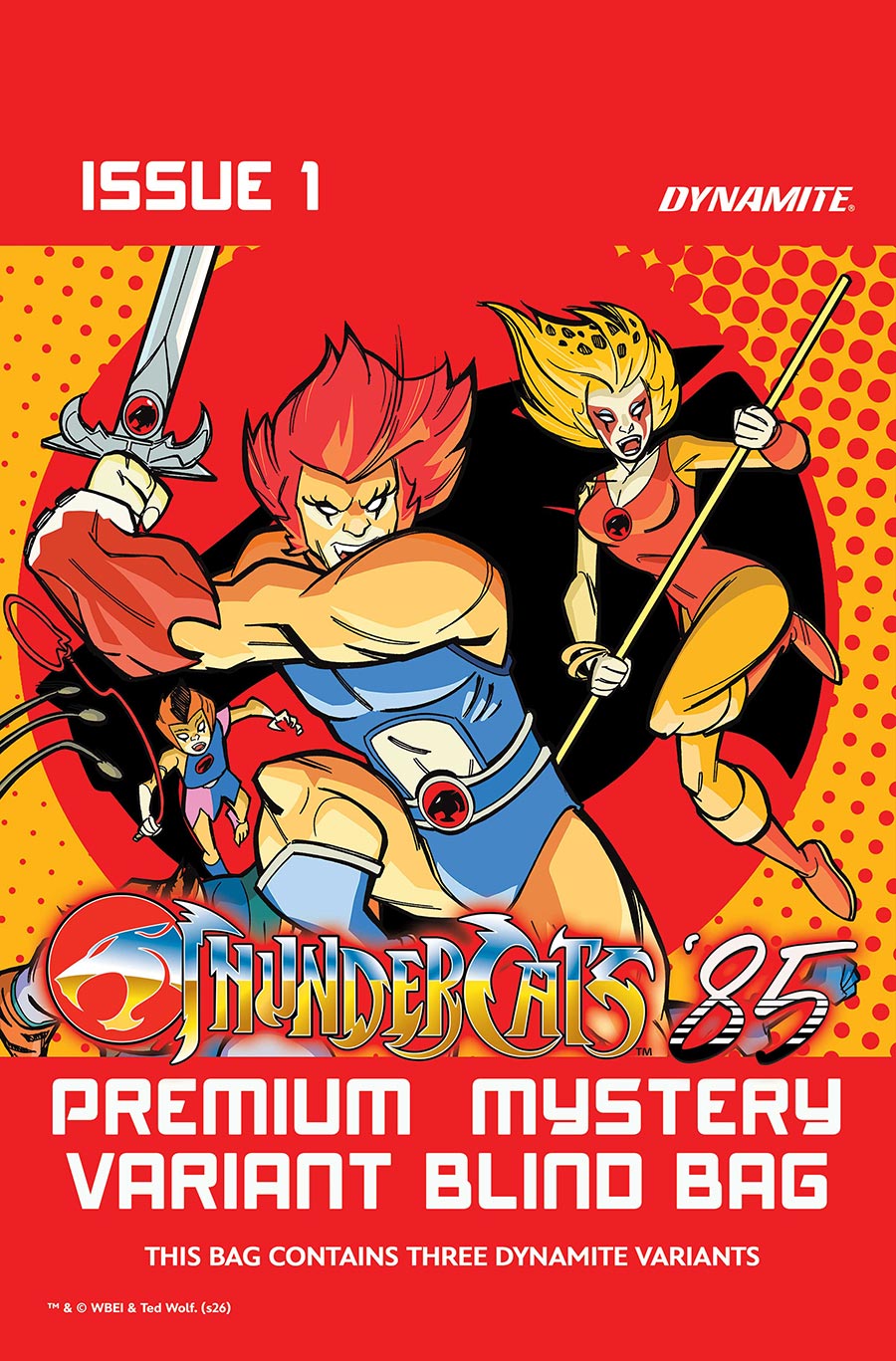 Thundercats 85 #1 Cover H Premium Mystery Blind Bag Cover (Filled Randomly With 3 Covers)