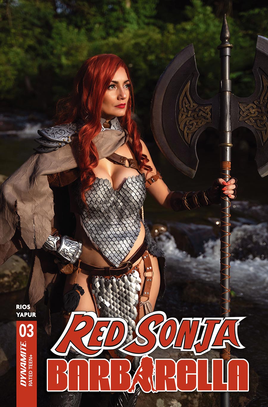 Red Sonja Barbarella #3 Cover D Variant Ivy Red Sonja Cosplay Photo Cover