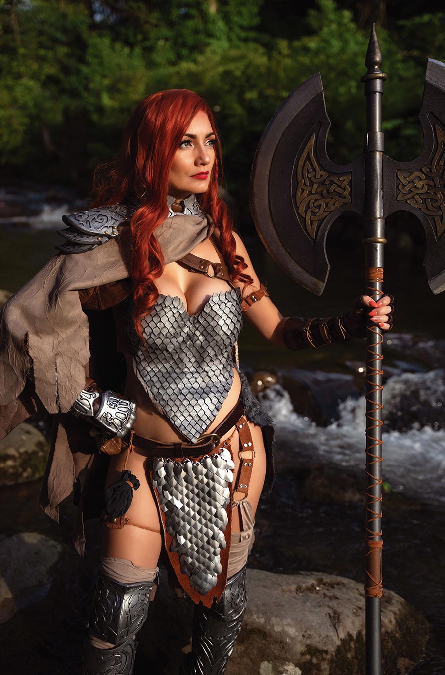 Red Sonja Barbarella #3 Cover I Incentive Ivy Red Sonja Cosplay Photo Virgin Cover