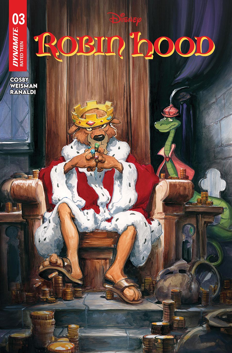 Disney Robin Hood #3 Cover B Variant Clayton Crain Cover