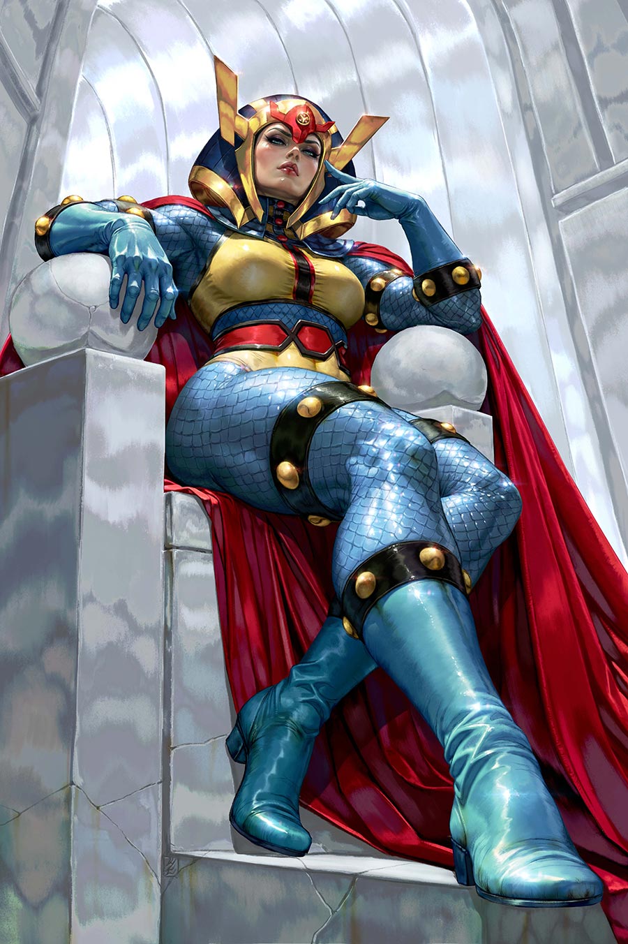 DC All In Saga The New Gods #1 (One Shot) Cover B Variant Kyuyong Eom Card Stock Cover (DC All In)