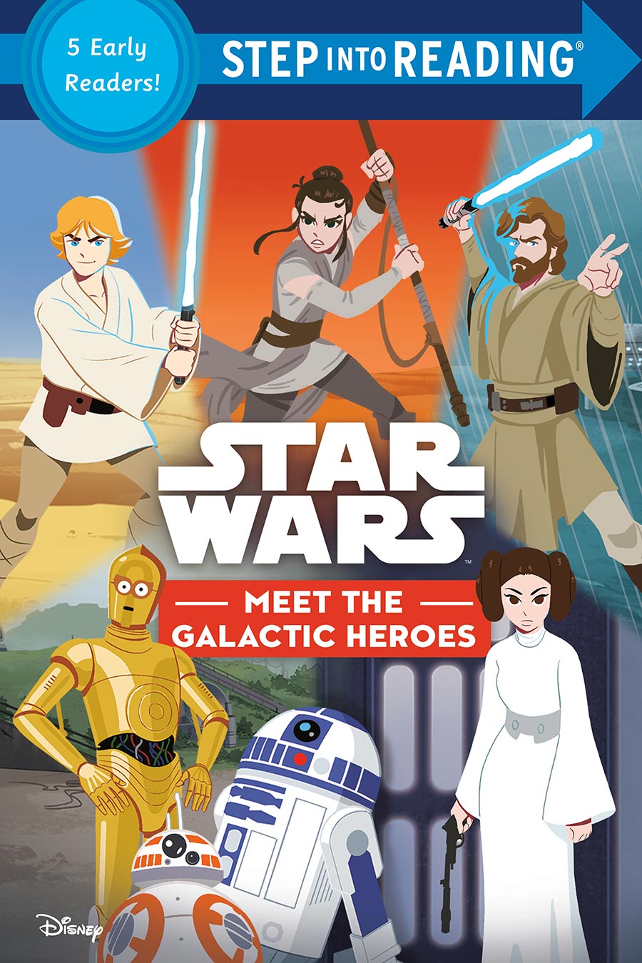 Step Into Reading Collection Star Wars Meet The Galactic Heroes TP