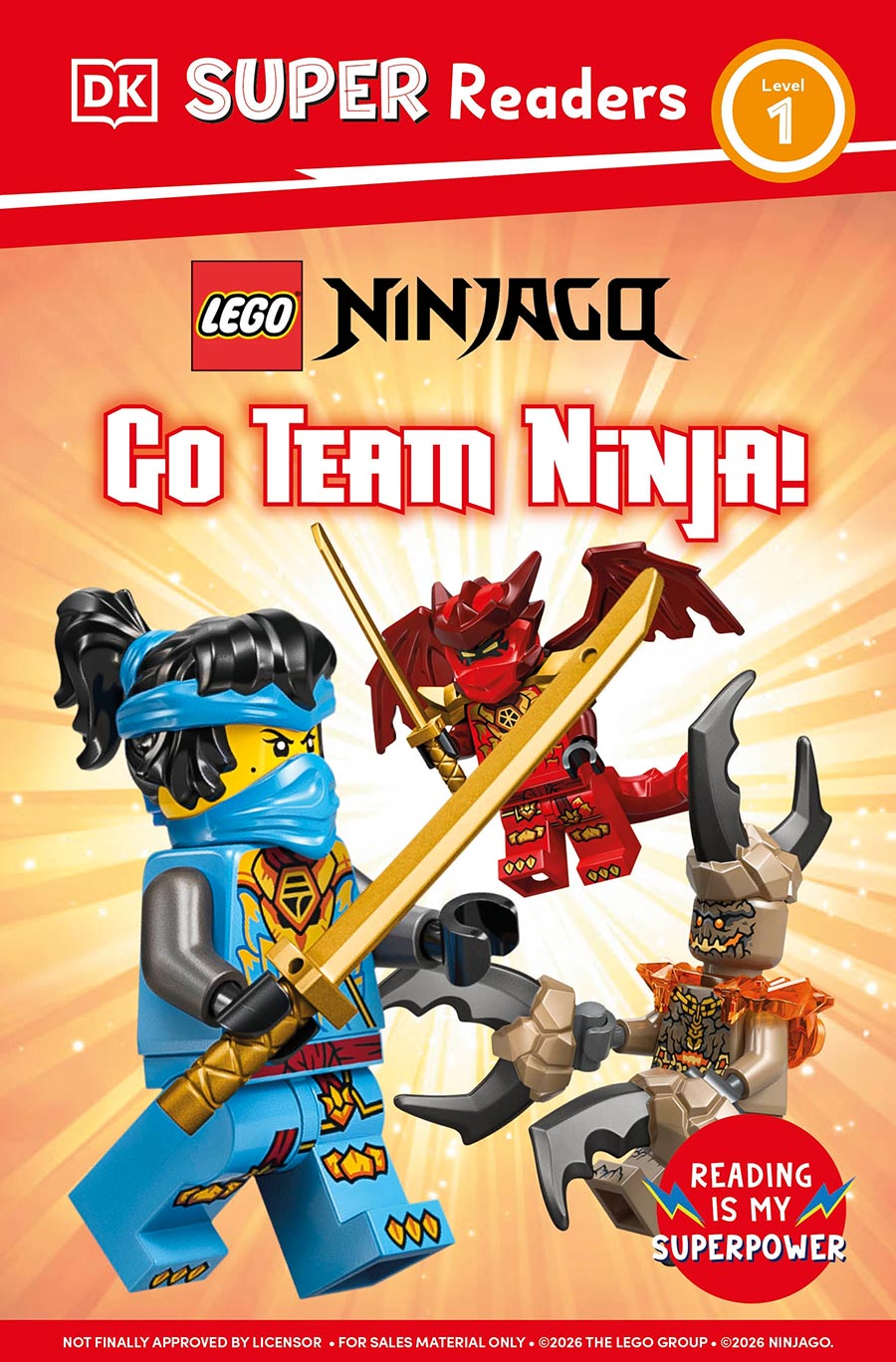 DK Super Readers Level 1 LEGO Ninjago Go Team Ninja HC