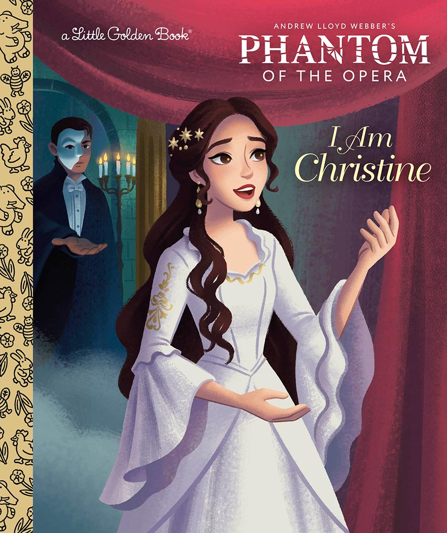 Phantom Of The Opera I Am Christine Little Golden Book HC
