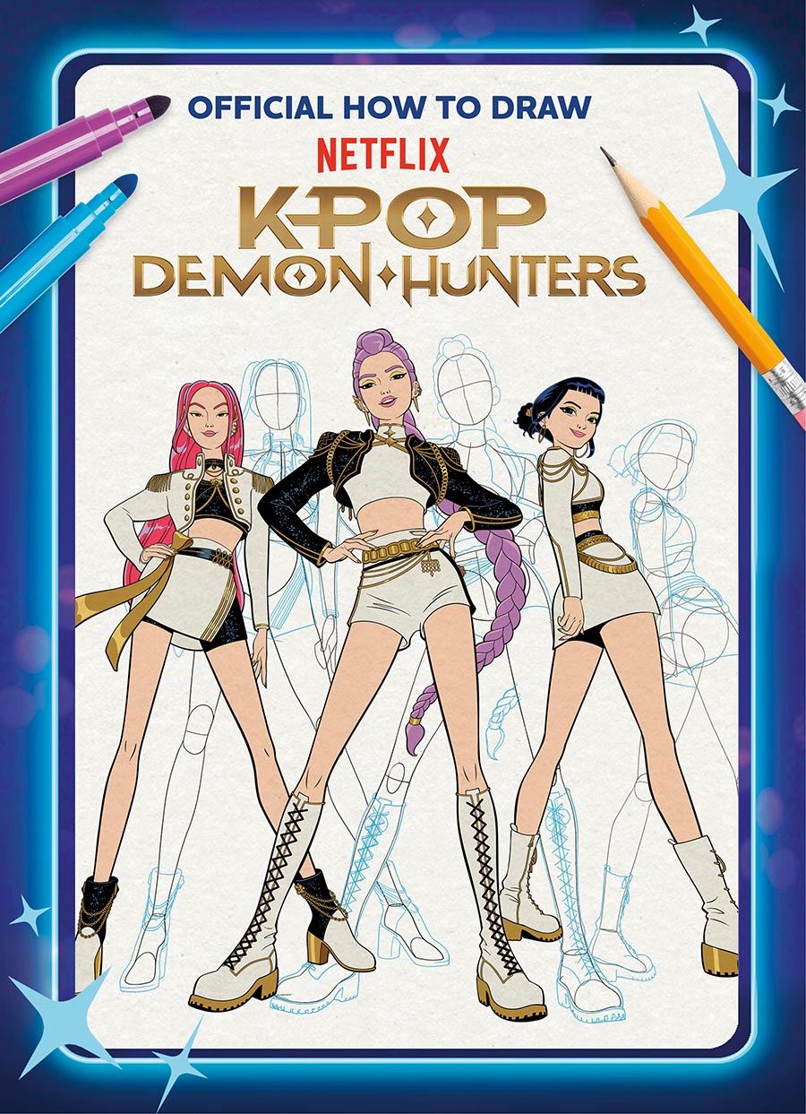 Official How To Draw Netflix KPop Demon Hunters TP