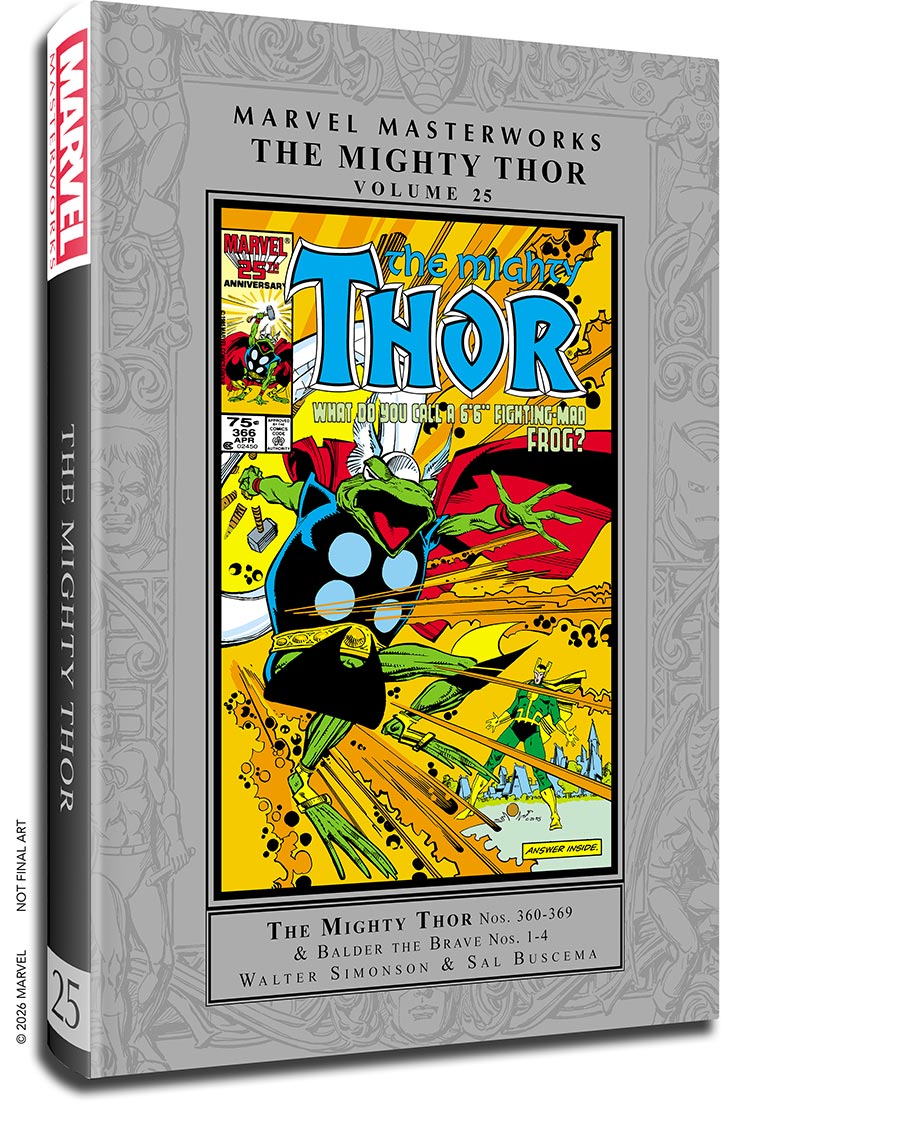 Marvel Masterworks Mighty Thor Vol 25 HC Regular Dust Jacket