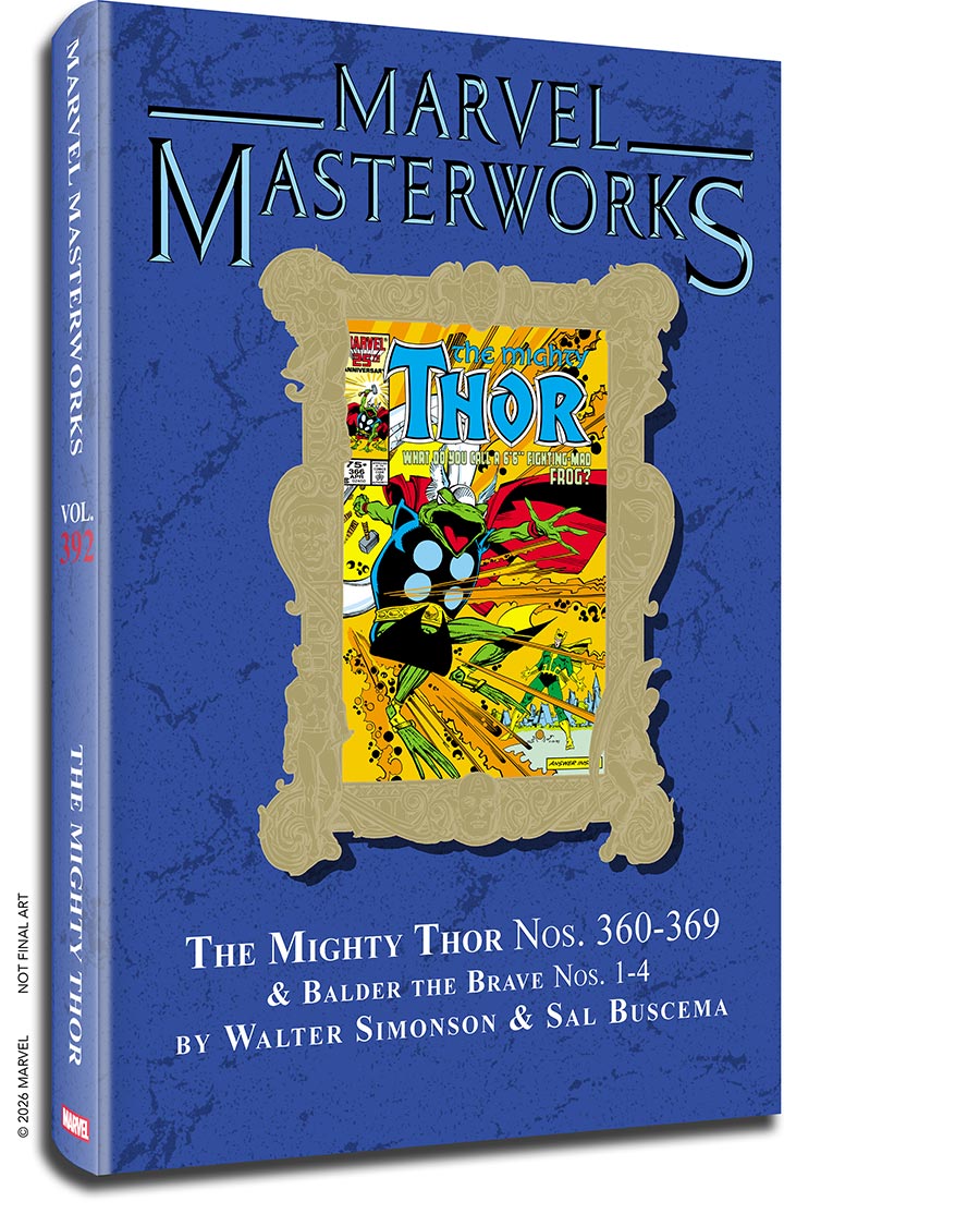 Marvel Masterworks Mighty Thor Vol 25 HC Variant Dust Jacket (Vol 392)