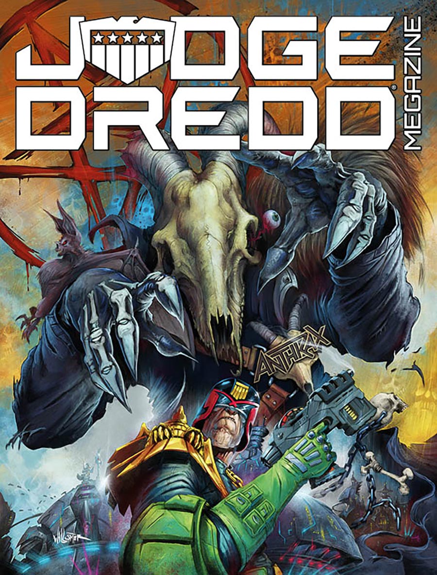 Judge Dredd Megazine #500 Cover B Variant Toby Willsmer Judge Anthrax Cover