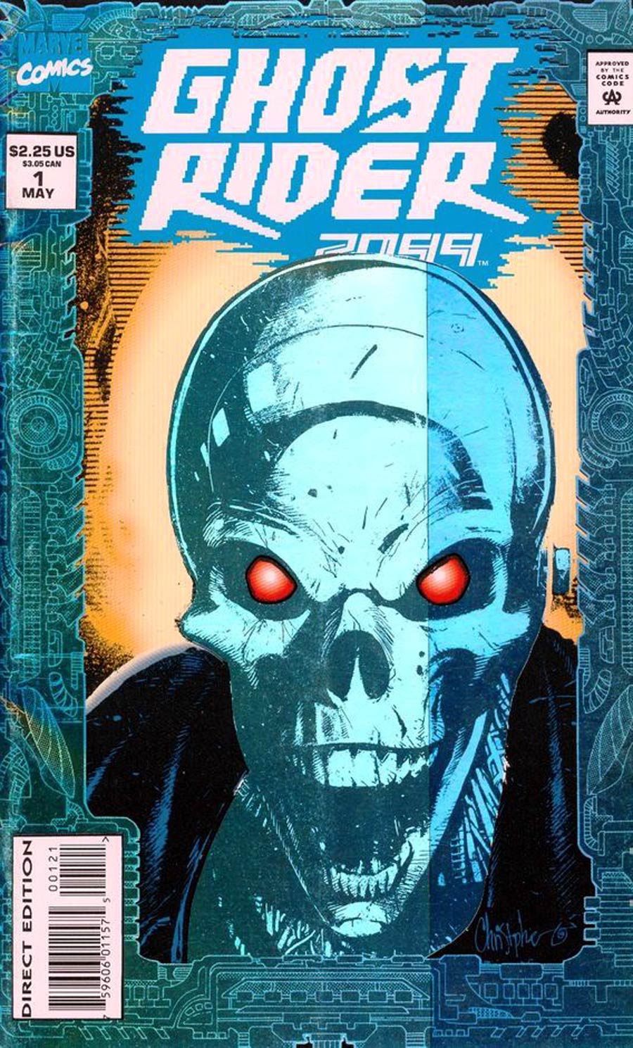 Ghost Rider 2099 #1 Cover A Silver Foil Cover