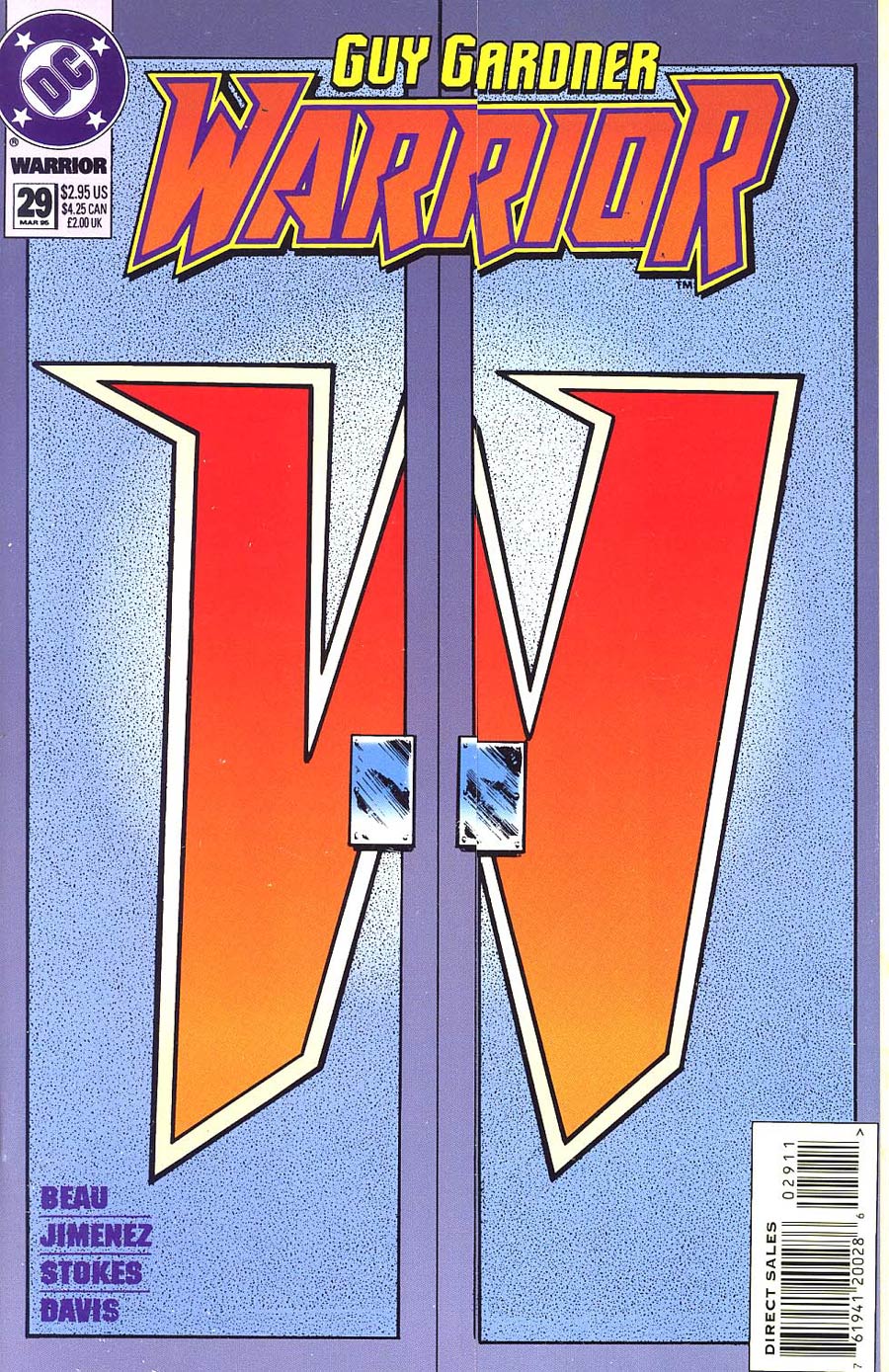 Guy Gardner #29 Gatefold Cvr