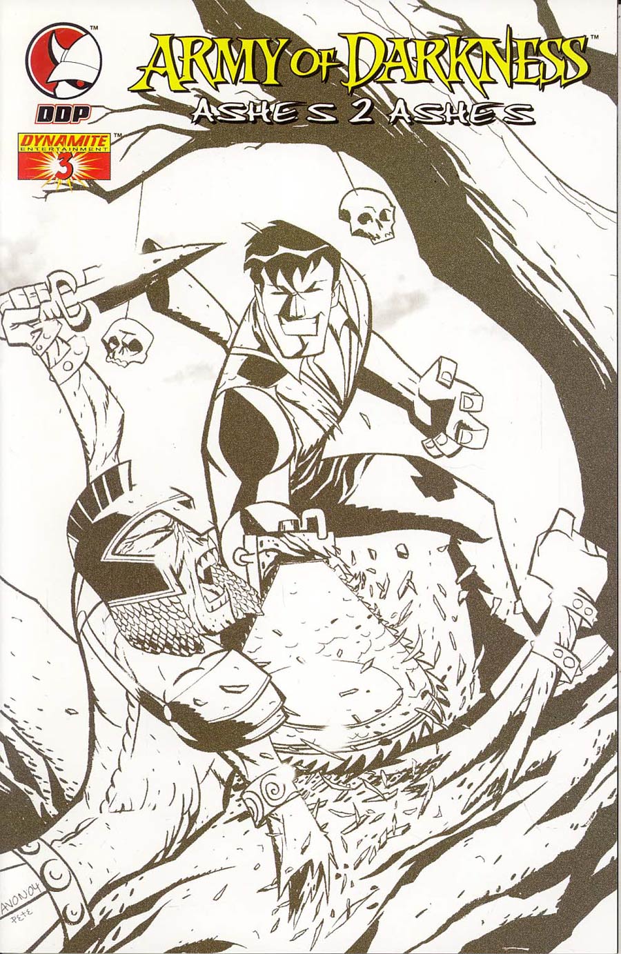 Army Of Darkness Ashes 2 Ashes #3 Cover F Incentive Oeming Sketch Cover