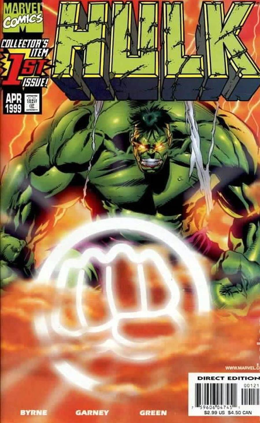 Hulk #1 Cover B Variant Sunburst Cover