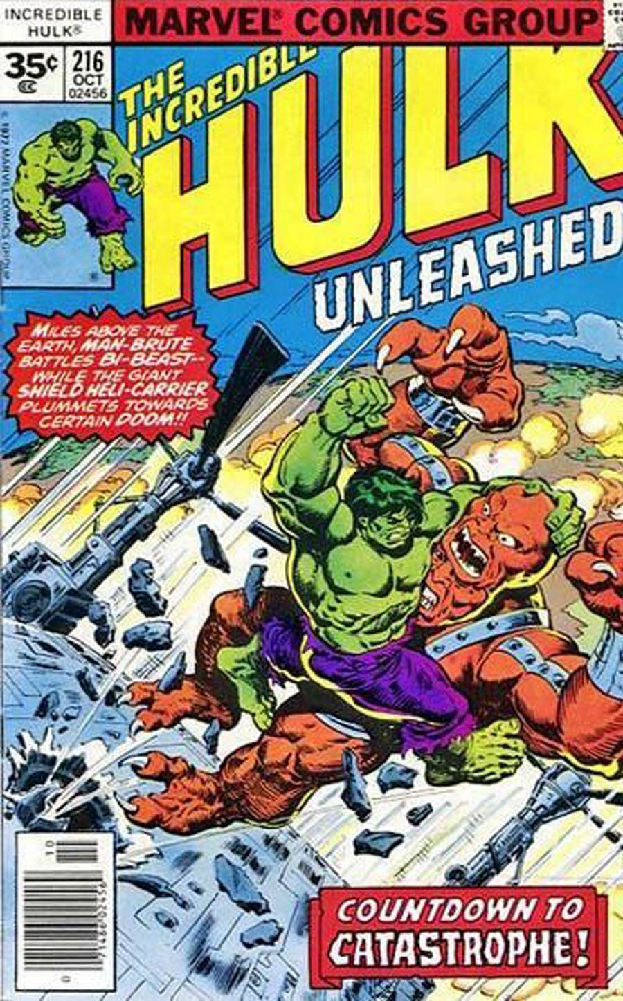 Incredible Hulk #216 Cover B 35-Cent Variant Edition