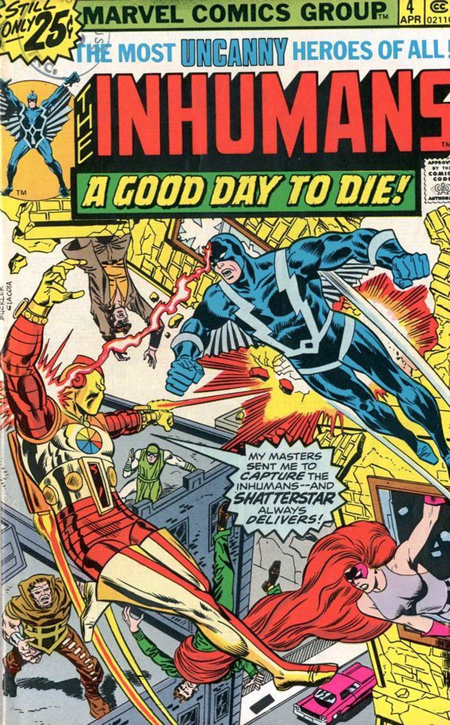 Inhumans #4 Cover A 25-Cent Regular Cover