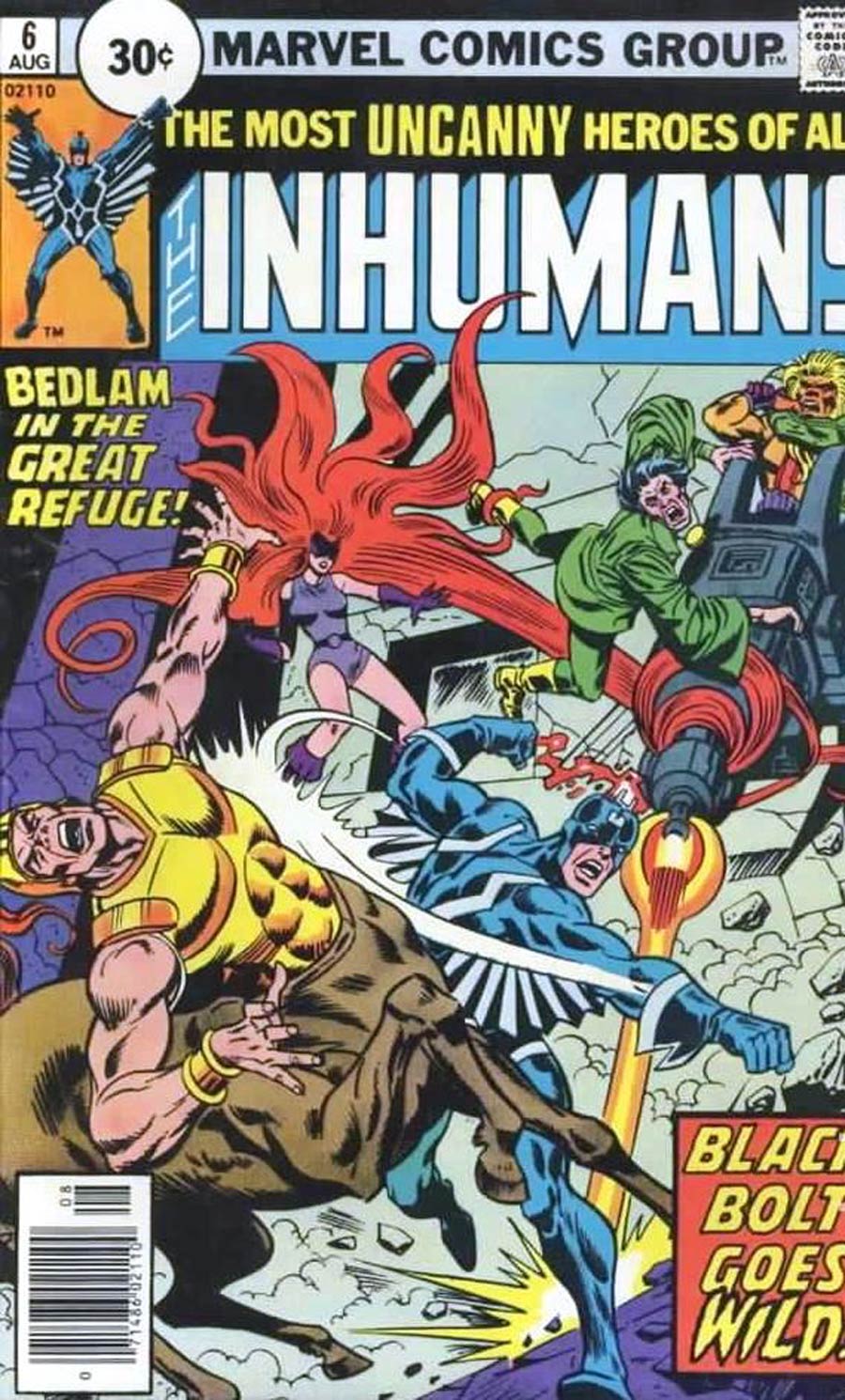 Inhumans #6 Cover B 30-Cent Variant Cover