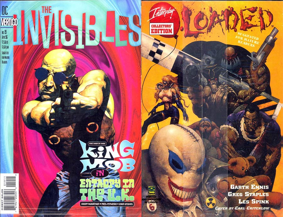 Invisibles Vol 1 #19 Cover A Polybagged With Loaded Promo Comic Book