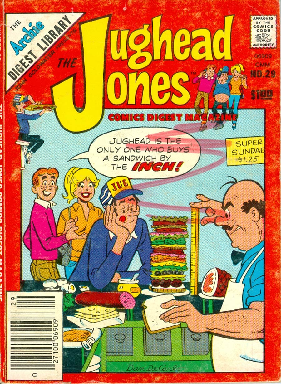 Jughead Jones Comics Digest Magazine #29