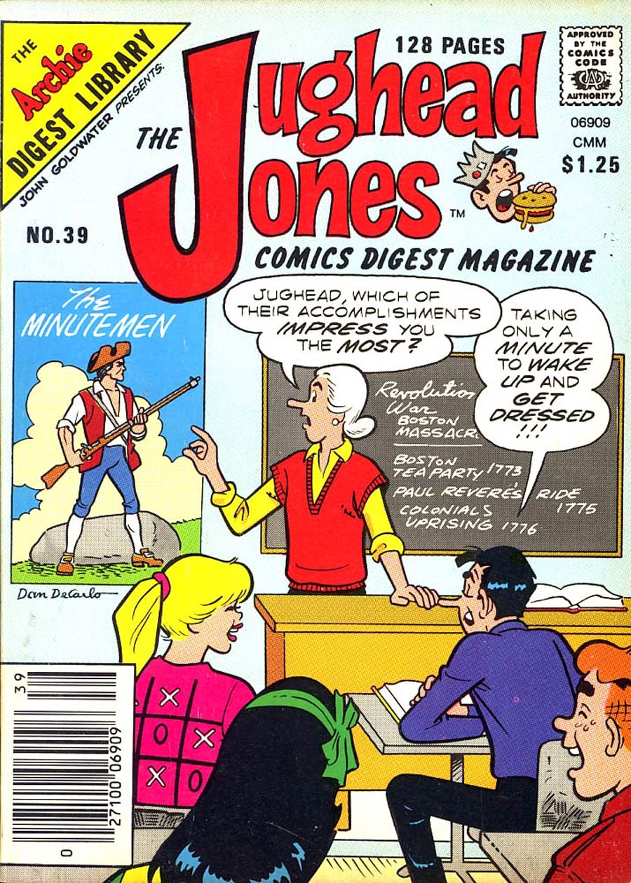 Jughead Jones Comics Digest Magazine #39