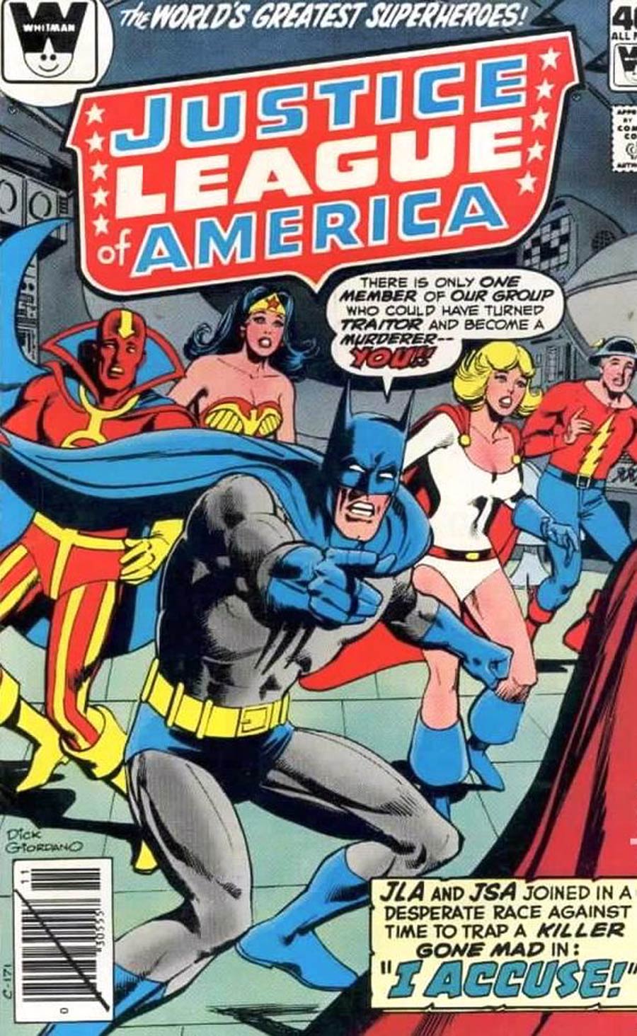 Justice League Of America #172 Cover B Whitman Variant