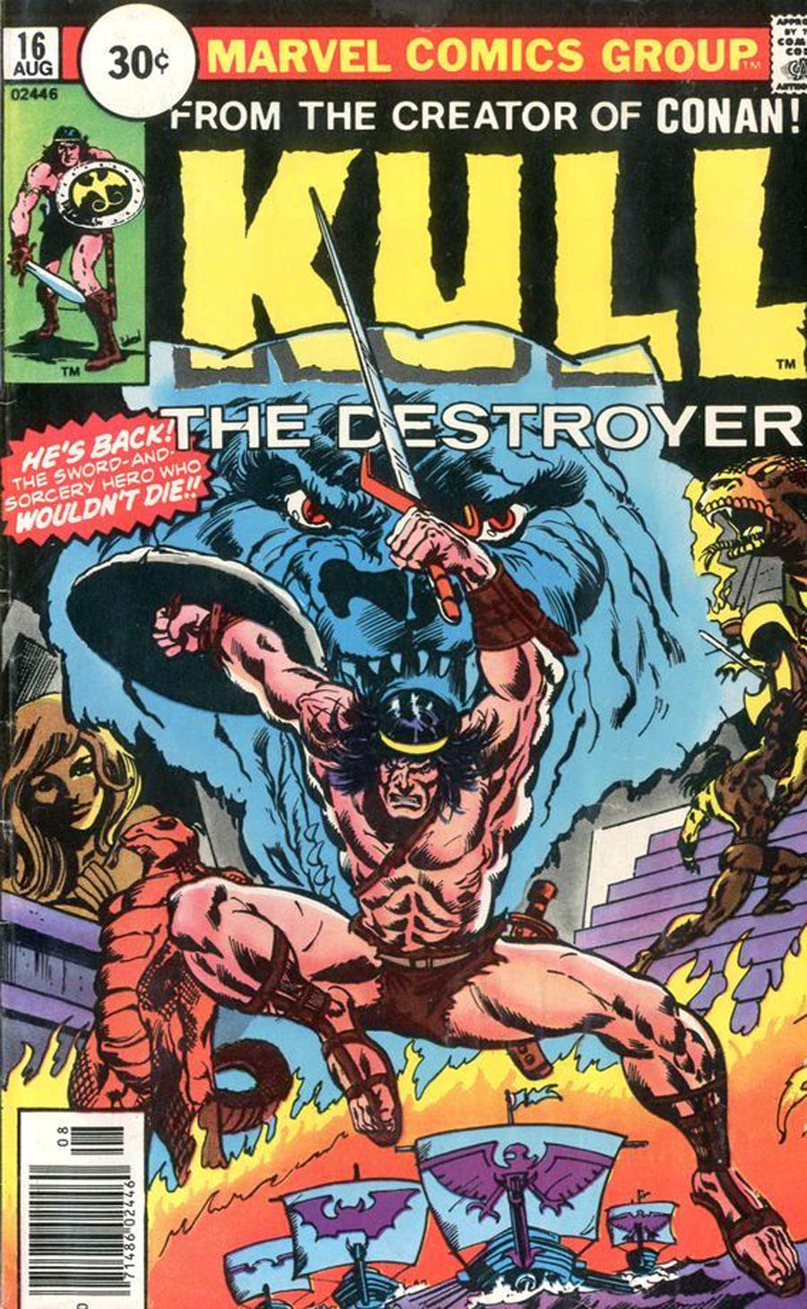 Kull The Destroyer #16 Cover B 30 Cent Variant Cover