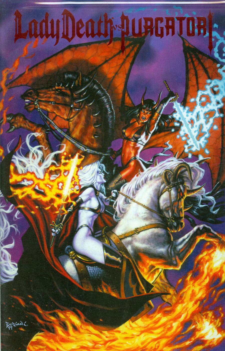 Lady Death vs Purgatori