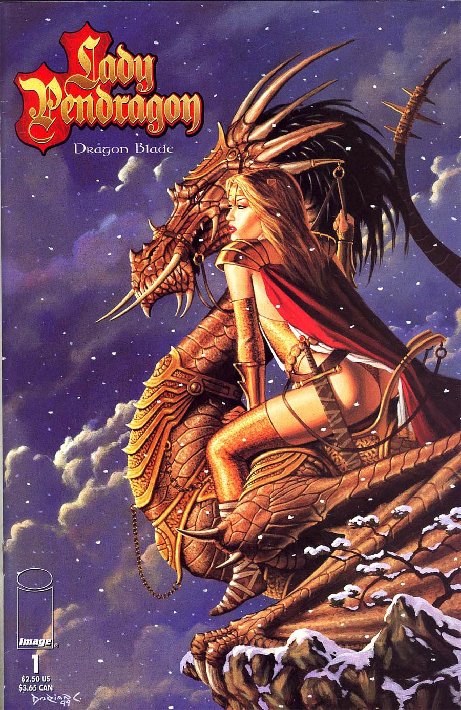 Lady Pendragon Vol 3 #1 Dorian Cleavenger Cover