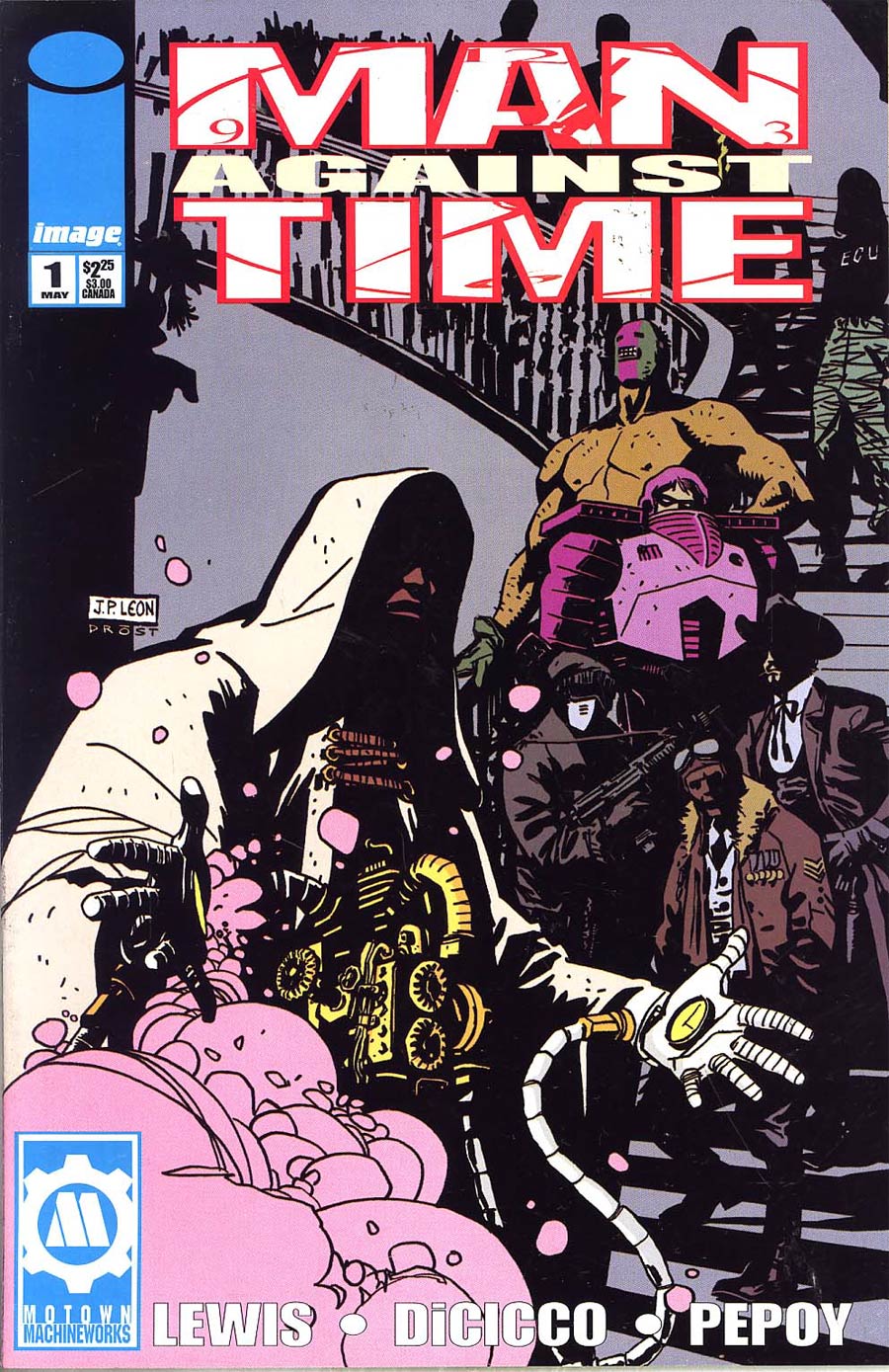 Man Against Time #1 John Paul Leon Cover
