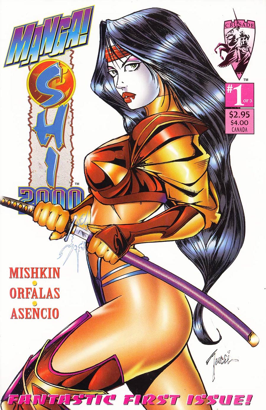 Manga Shi 2000 #1 Billy Tucci Cover