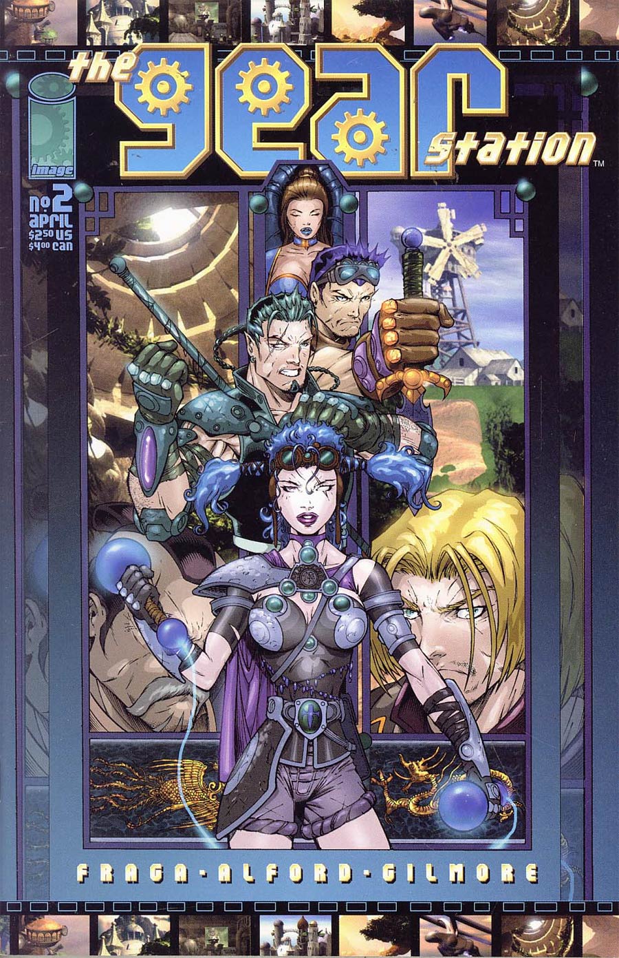 Gear Station #2 Cover B Dan Fraga