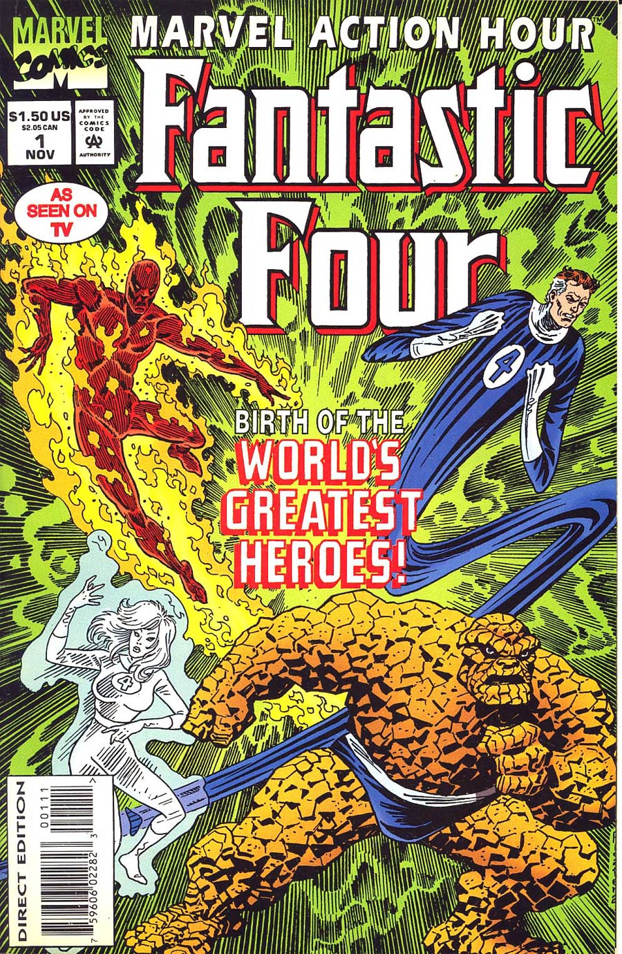 Marvel Action Hour Featuring The Fantastic Four #1 Cover C Direct Unbagged Edition