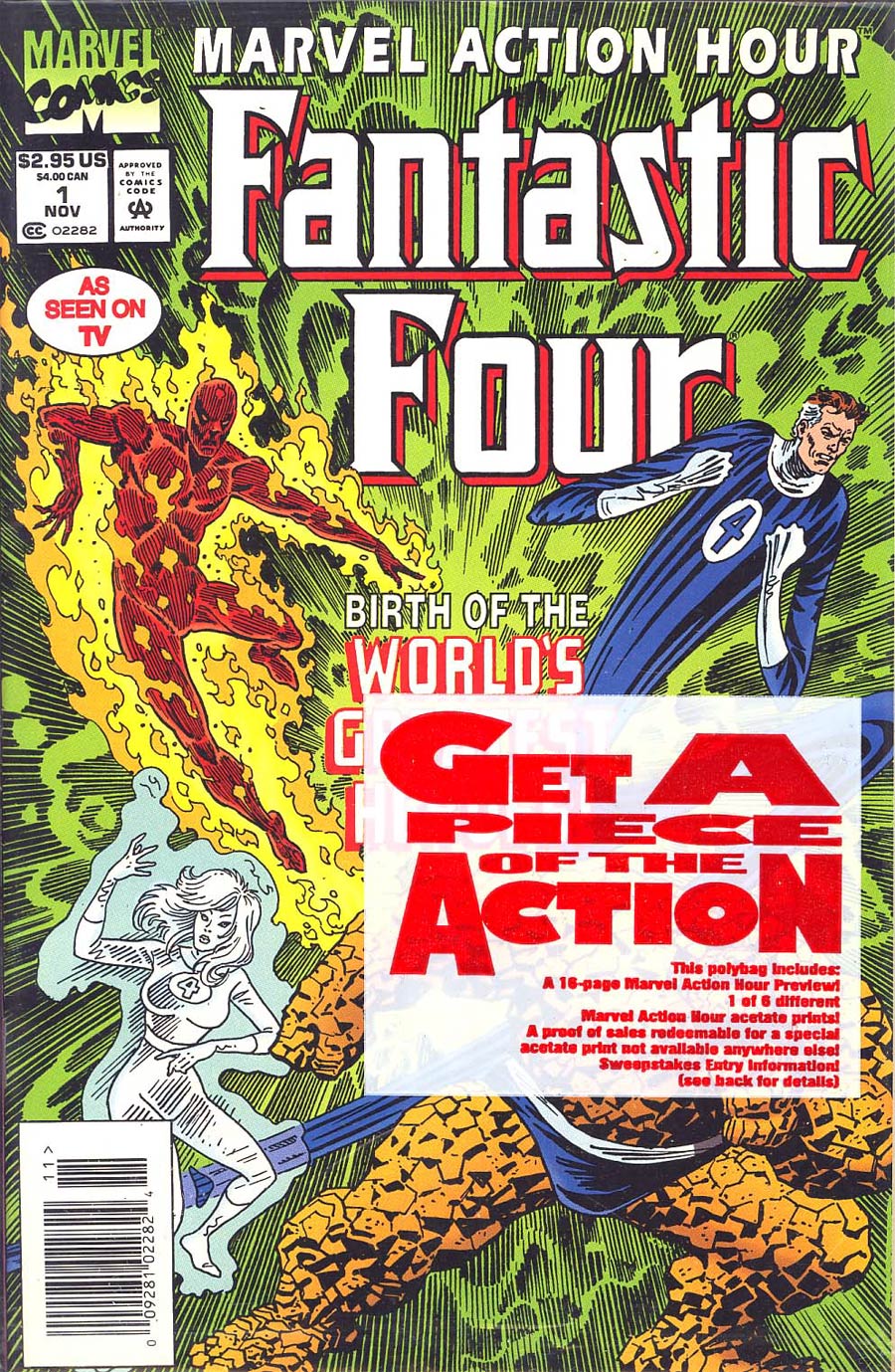 Marvel Action Hour Featuring The Fantastic Four #1 Cover A Direct Edition With Polybag