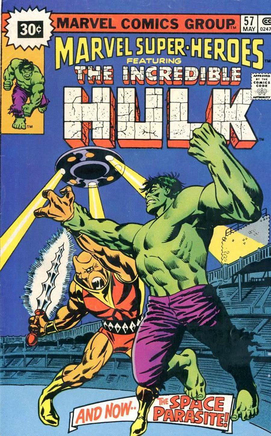 Marvel Super-Heroes #57 Cover B 30-Cent Variant Cover