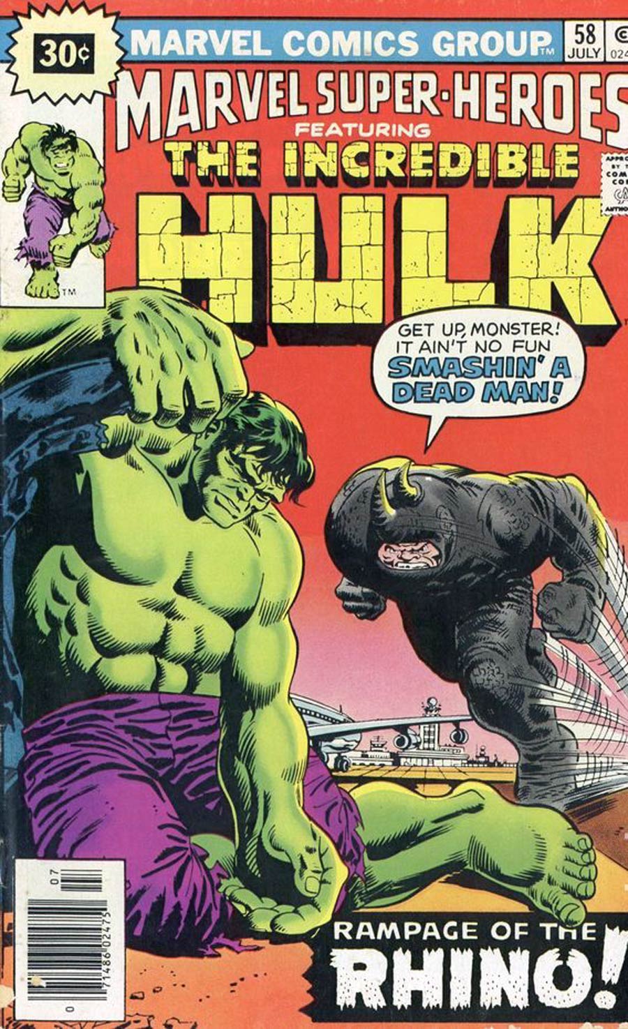 Marvel Super-Heroes #58 Cover B 30-Cent Variant Cover