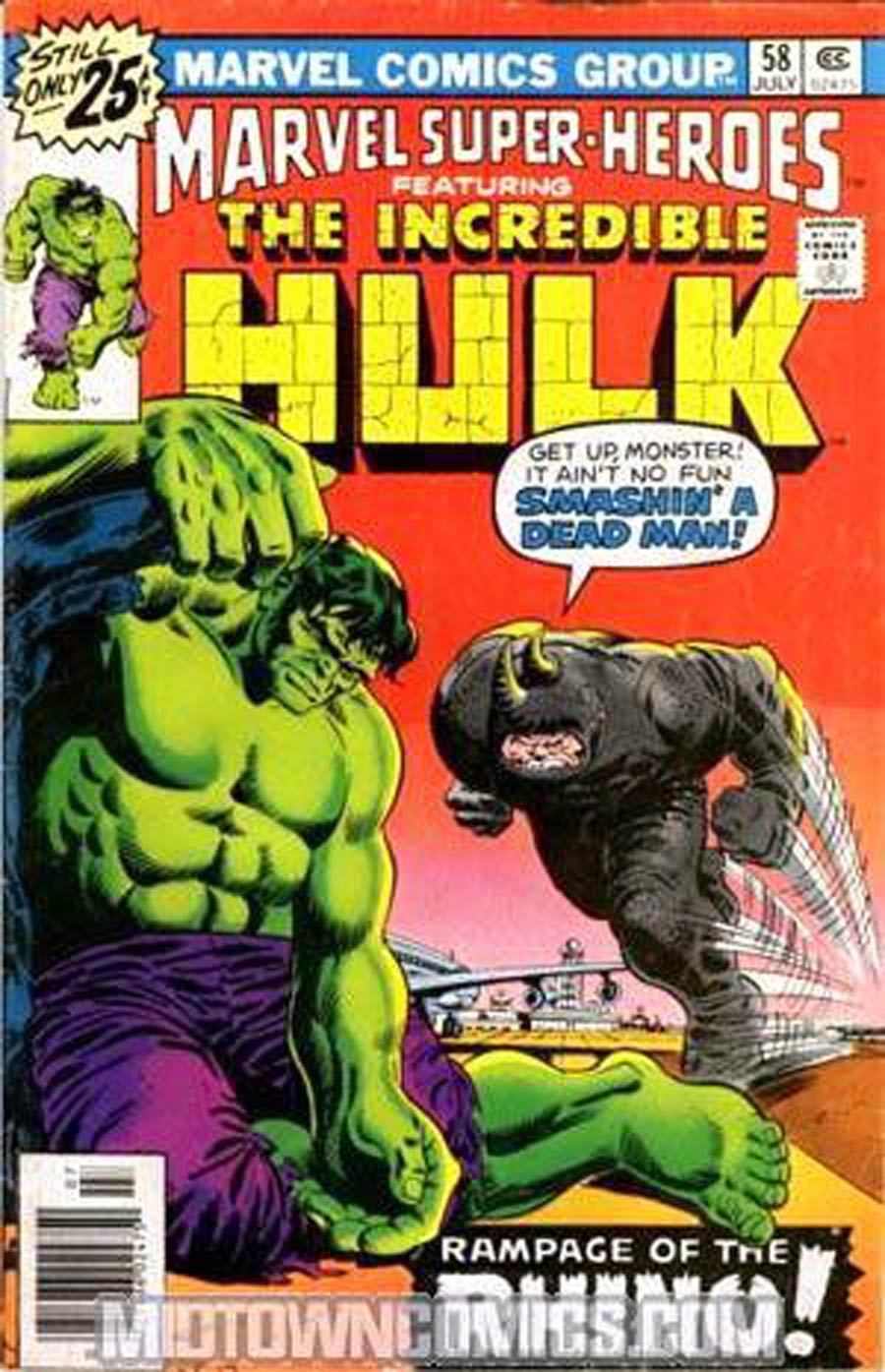 Marvel Super-Heroes #58 Cover A 25-Cent Regular Cover
