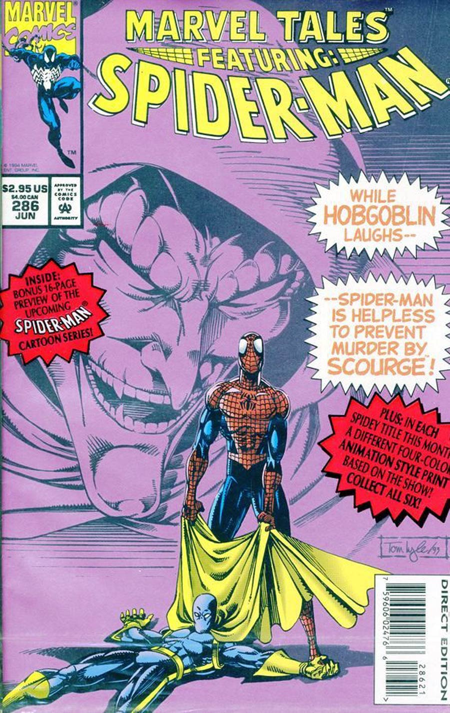 Marvel Tales #286 Cover A Direct Edition With Polybag