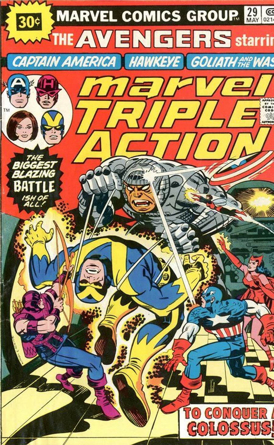 Marvel Triple Action #29 Cover B 30-Cent Variant Cover
