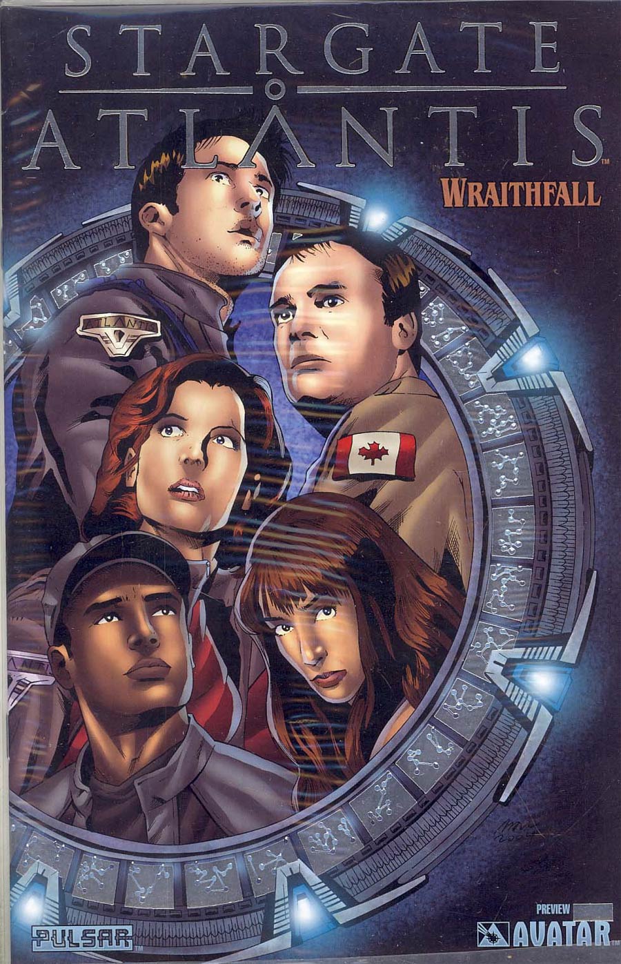 Stargate Atlantis Preview Platinum Foil Incentive Cvr