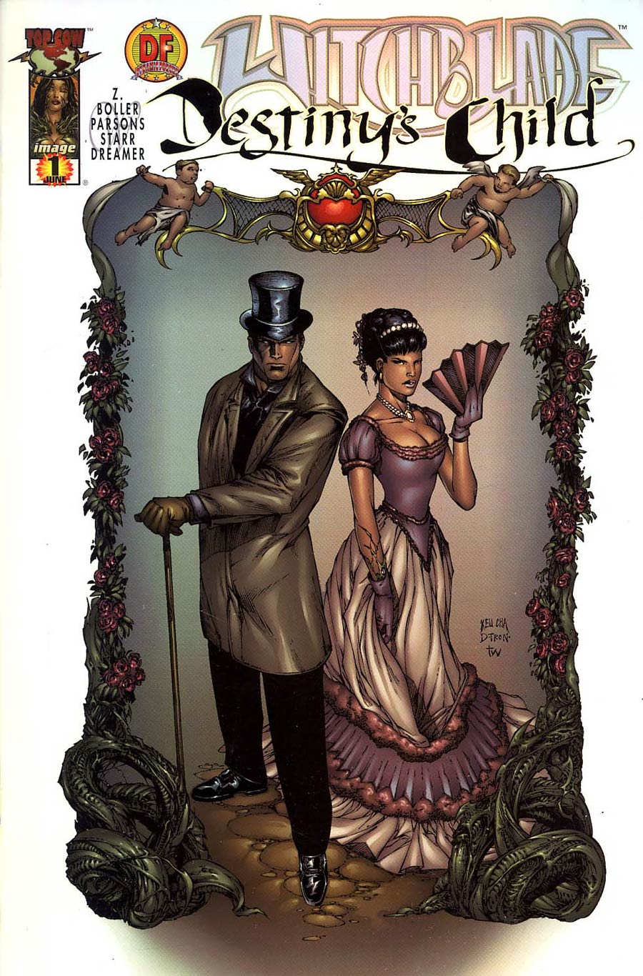 Witchblade Destinys Child #1 Cover B DF Chrome Cover